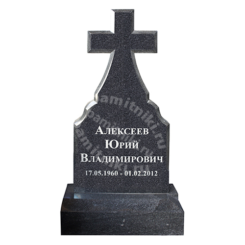 Памятник из гранита резной «Крест»